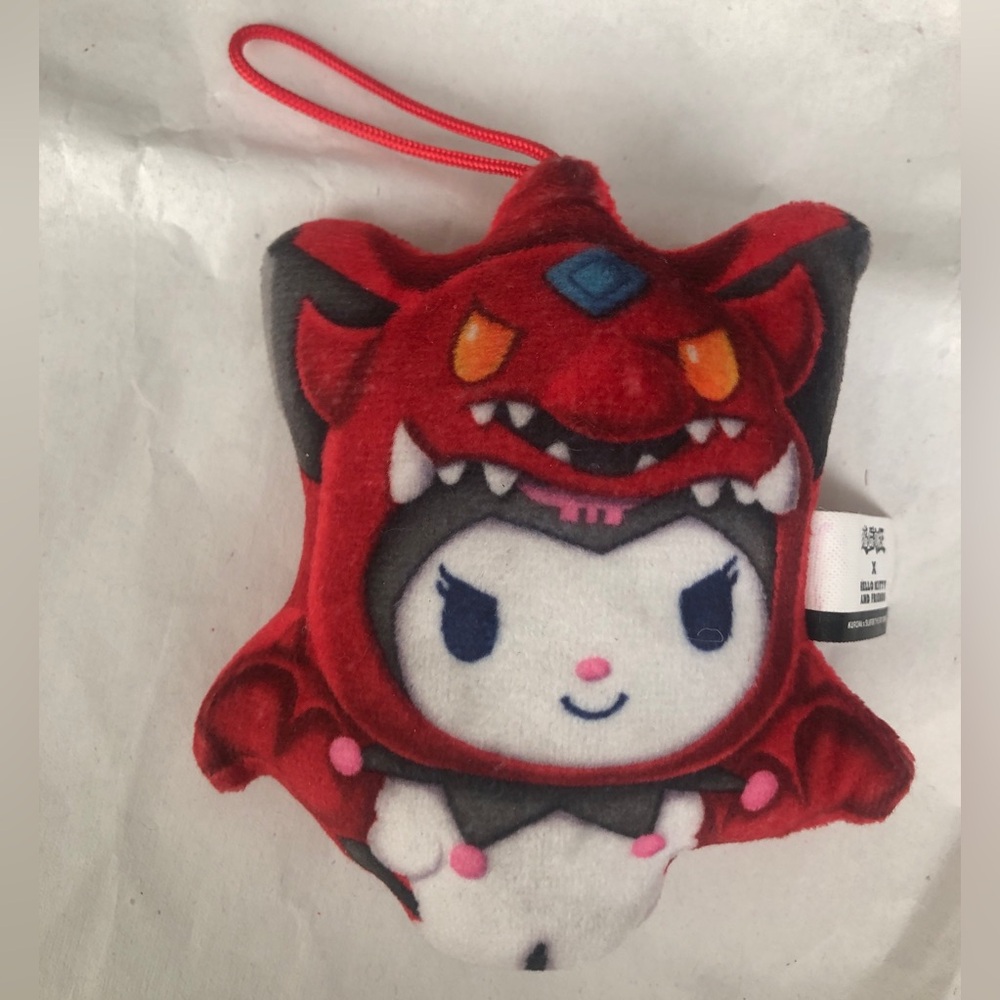 McDonald’s YuGiOh X Hello Kitty Sanrio Kuromi Slifer The Sky Dragon Plush Toy